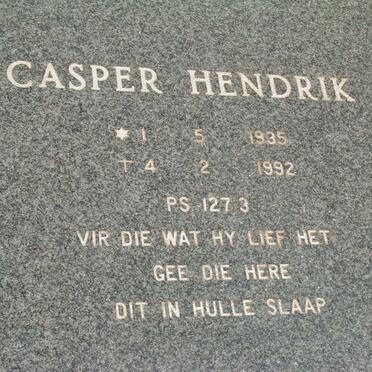 ? Casper Hendrik 1935-1992