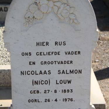 LOUW Nicolaas Salmon 1893-1976