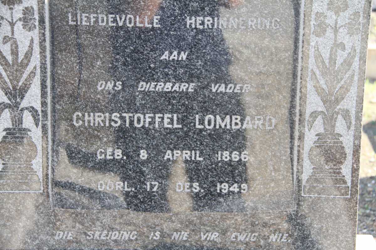 LOMBARD Christoffel 1866-1949