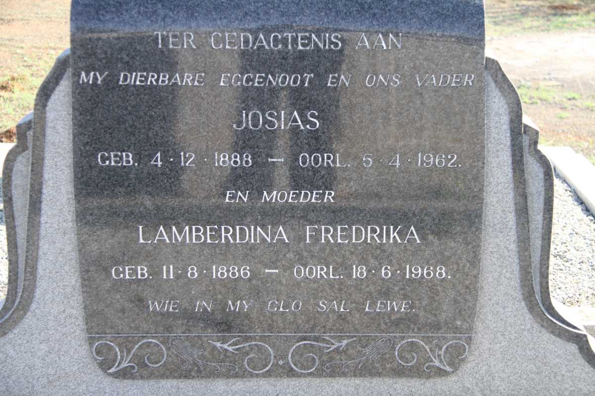 ? Josias 1888-1962 &amp; Lamberdina Fredrika 1886-1968