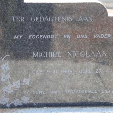 ? Michiel Nicolaas 1905-1964