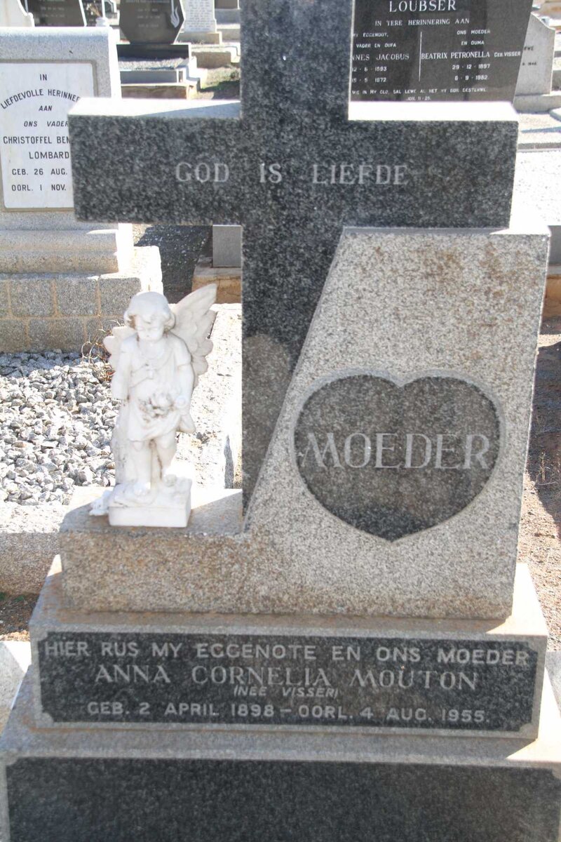 MOUTON Anna Cornelia nee VISSER 1898-1955