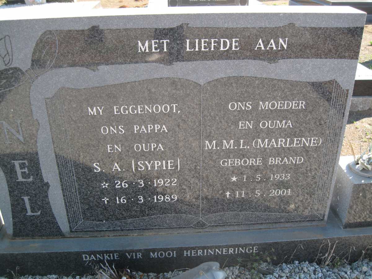 NEL S.A. 1922-1989 &amp; M.M.L. BRAND 1933-2001