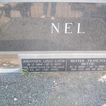 NEL Johannes Louw 1894-1970 &amp; Hester Francina 1899-1985