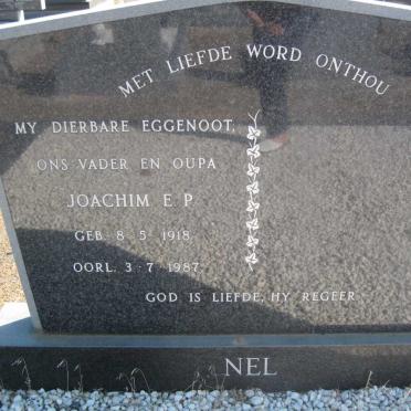 NEL Joachim. E.P. 1918-1987