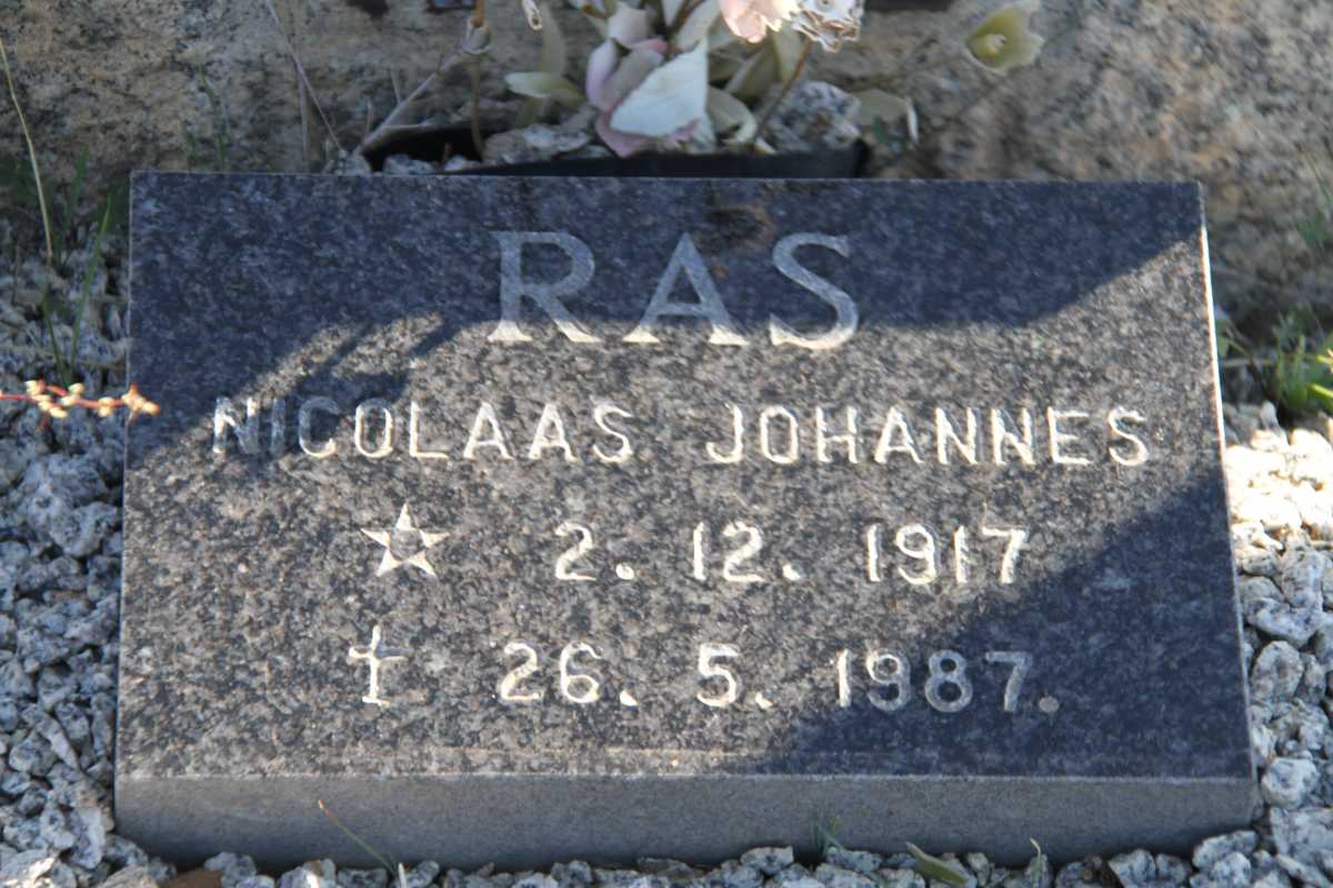 RAS Nicolaas Johannes 1917-1987