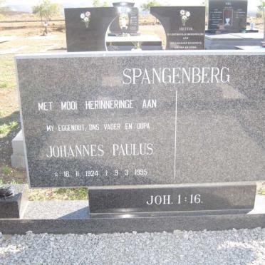 SPANGENBERG Johannes Paulus 1924-1995