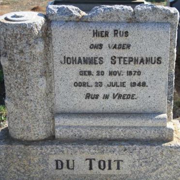 TOIT Johannes Stephanus, du 1870-1948