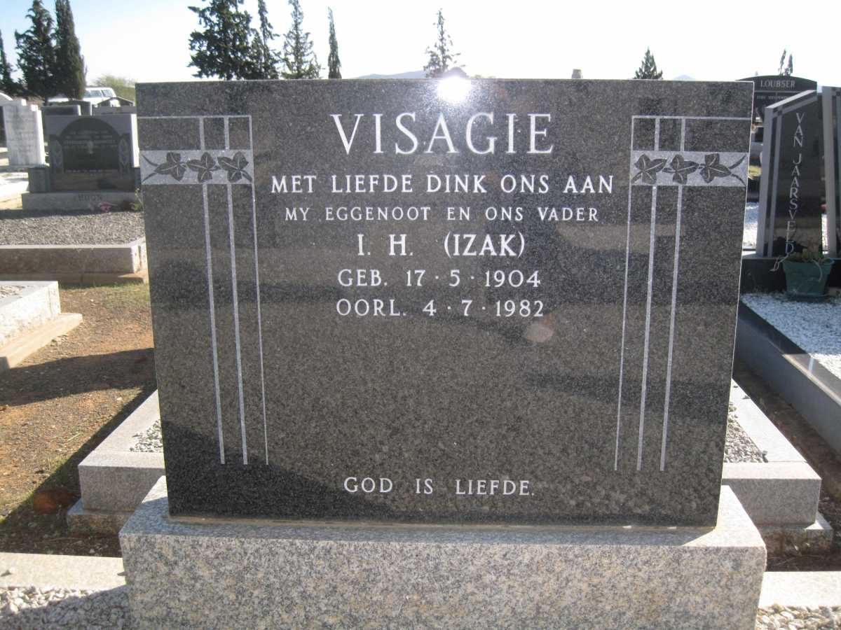 VISAGIE I.H. 1904-1982