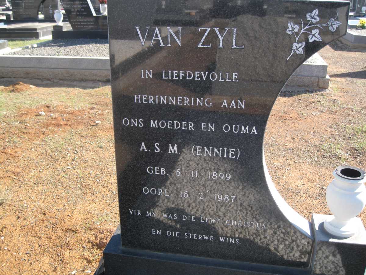ZYL A.S.M., van 1899-1987