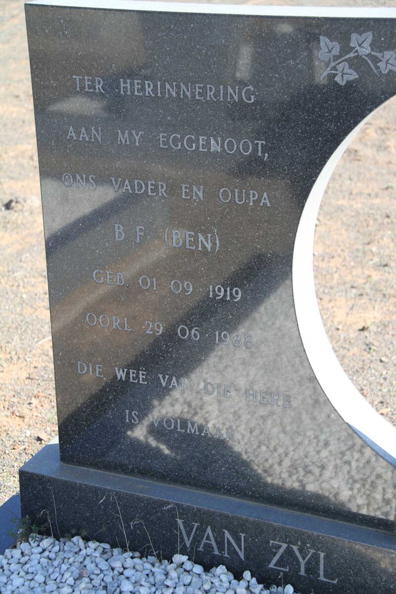 ZYL B.F., van 1919-1988