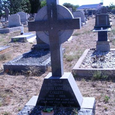 COLLETT Langford Collett 1868-1960