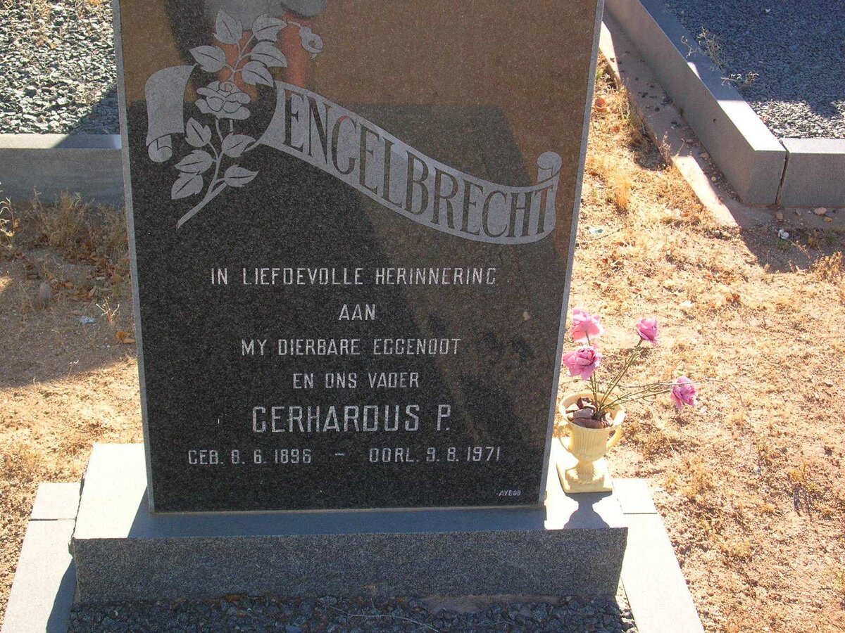 ENGELBRECHT Gerhardus P. 1896-1971