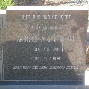 LUBBE Andries A.J.B. 1948-1974