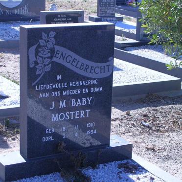 MOSTERT J. M. 1910-1994