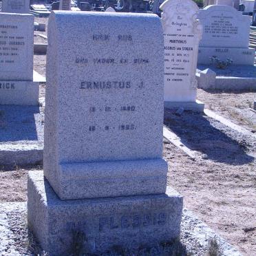 PLESSIS Ernustus J., du 1880-1965