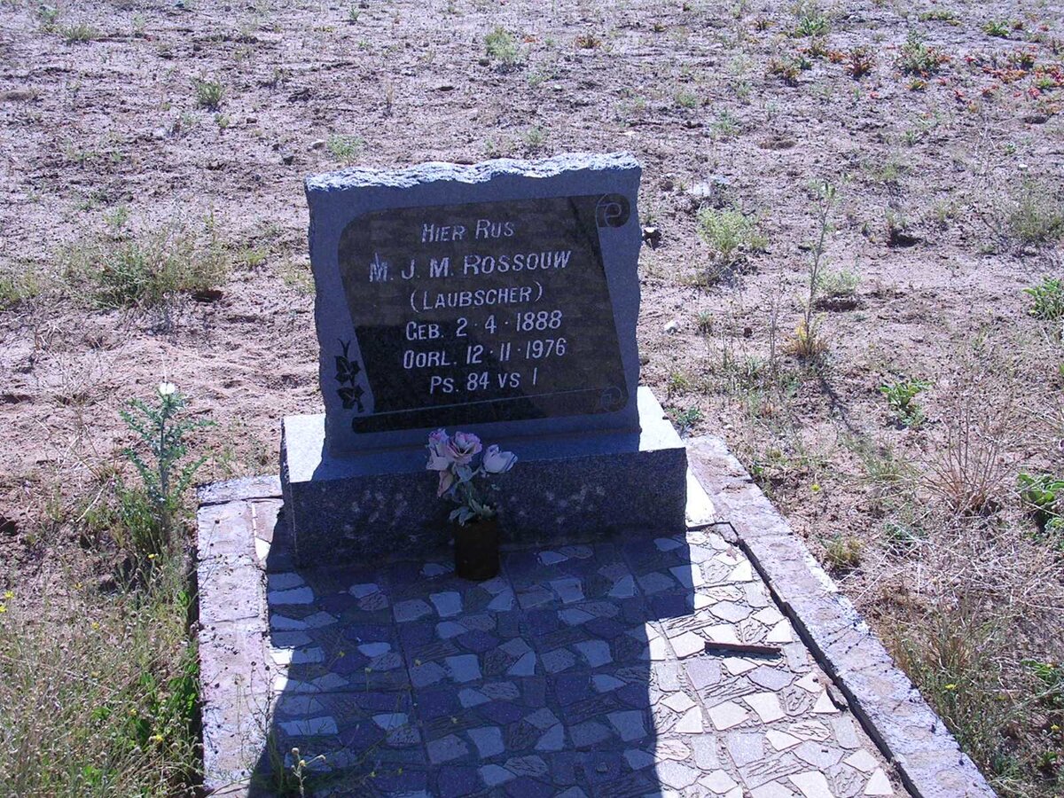 ROSSOUW M.J.M. geb. LAUBSCHER 1888-1976