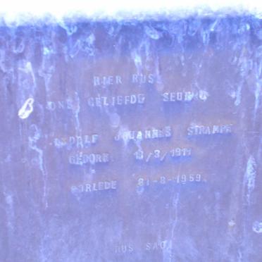 STRAUSS Rudolf Johannes 1917-1959