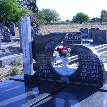 STEYN Barend Michael Nicolaas 1929- &amp; Maria Aletta 1922-1986