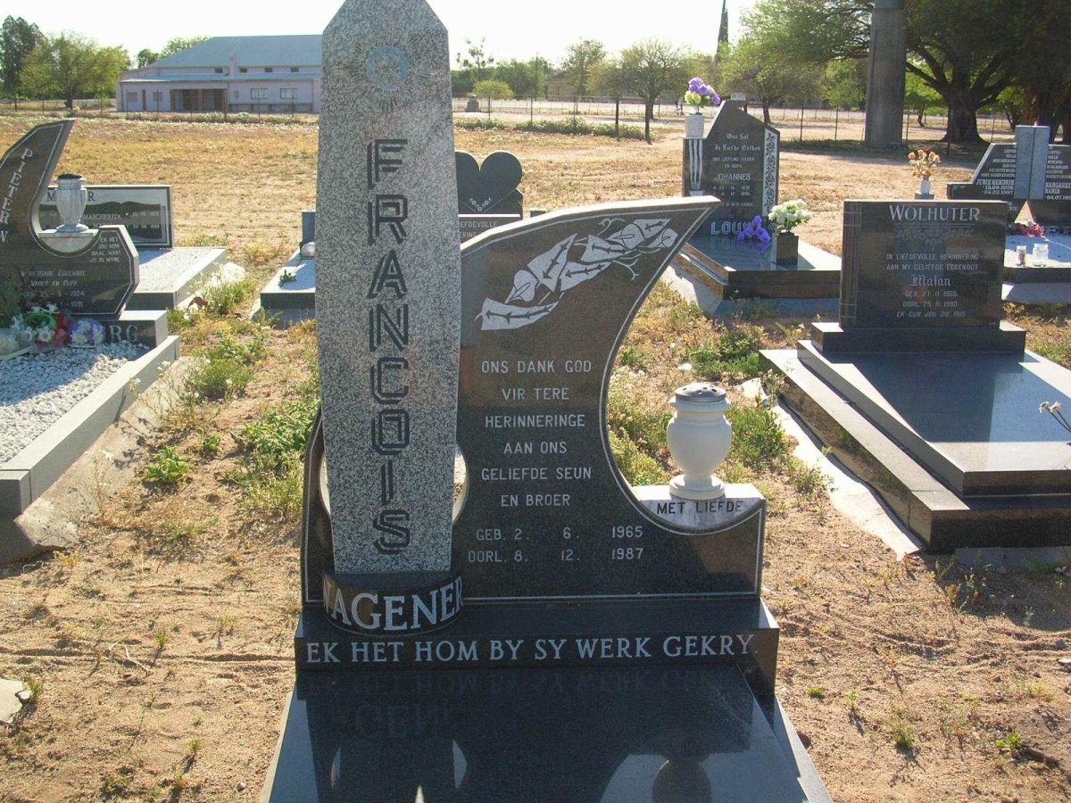 WAGENER Francois 1965-1987