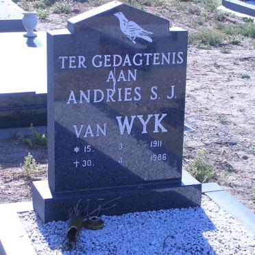 WYK Andries S.J., van 1911-1986