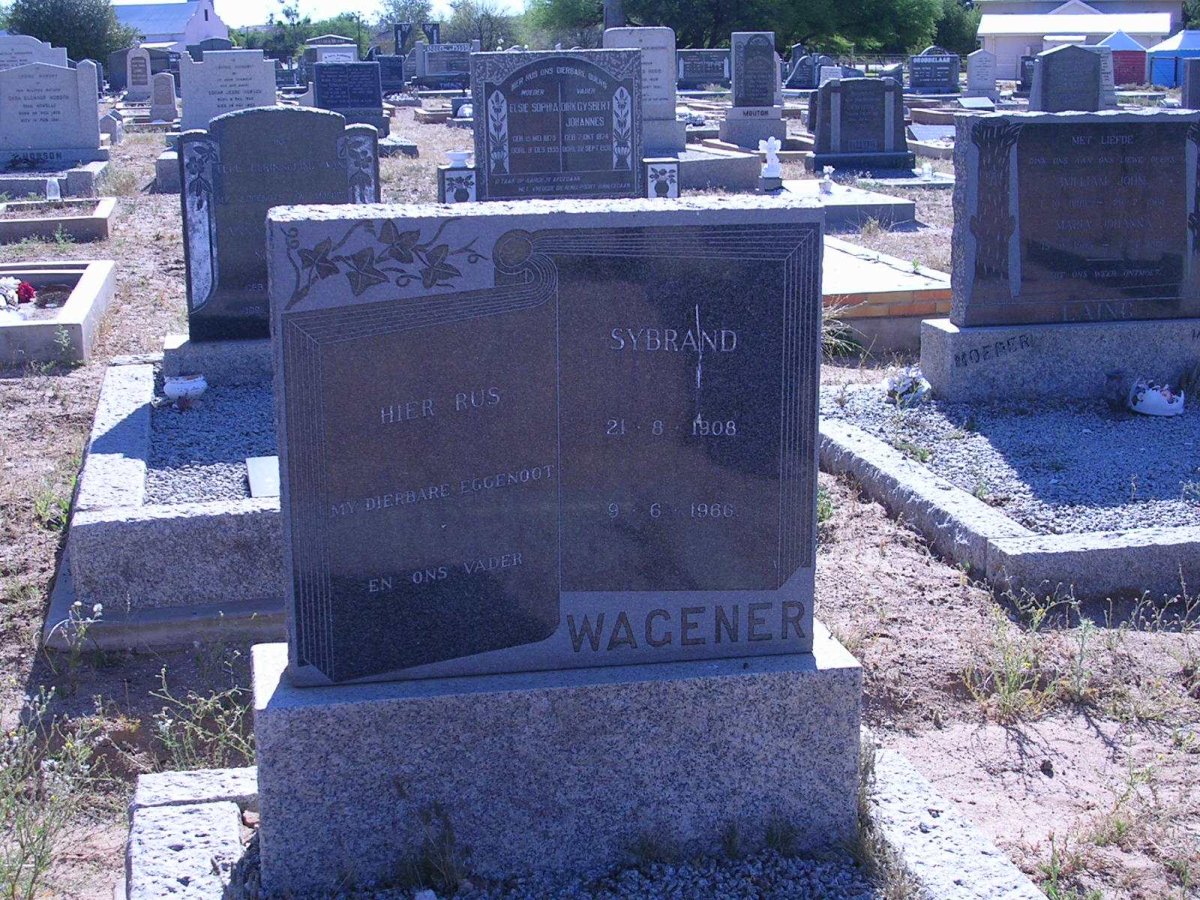 WAGENER Sybrand 1908-1960