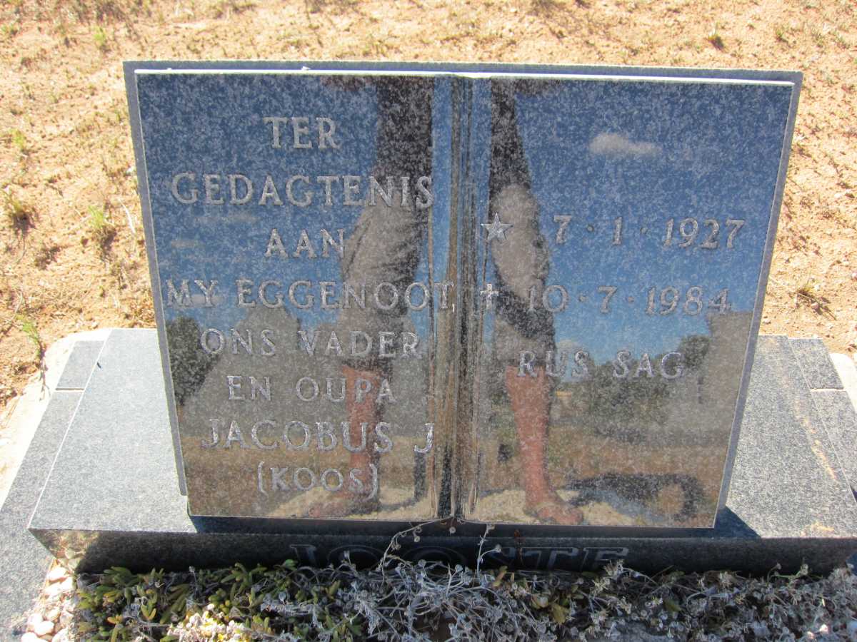 JOOSTE Jacobus J. 1927-1984