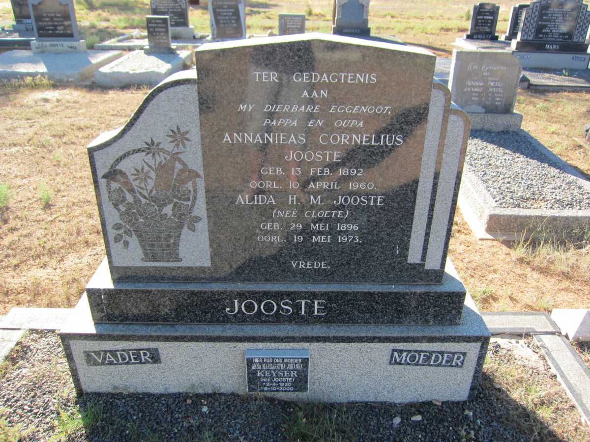 JOOSTE :: CLOETE :: KEYSER