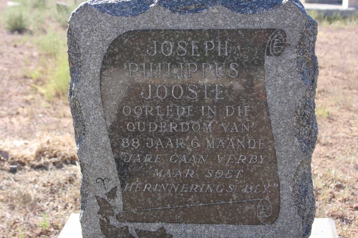 JOOSTE Joseph Philippus