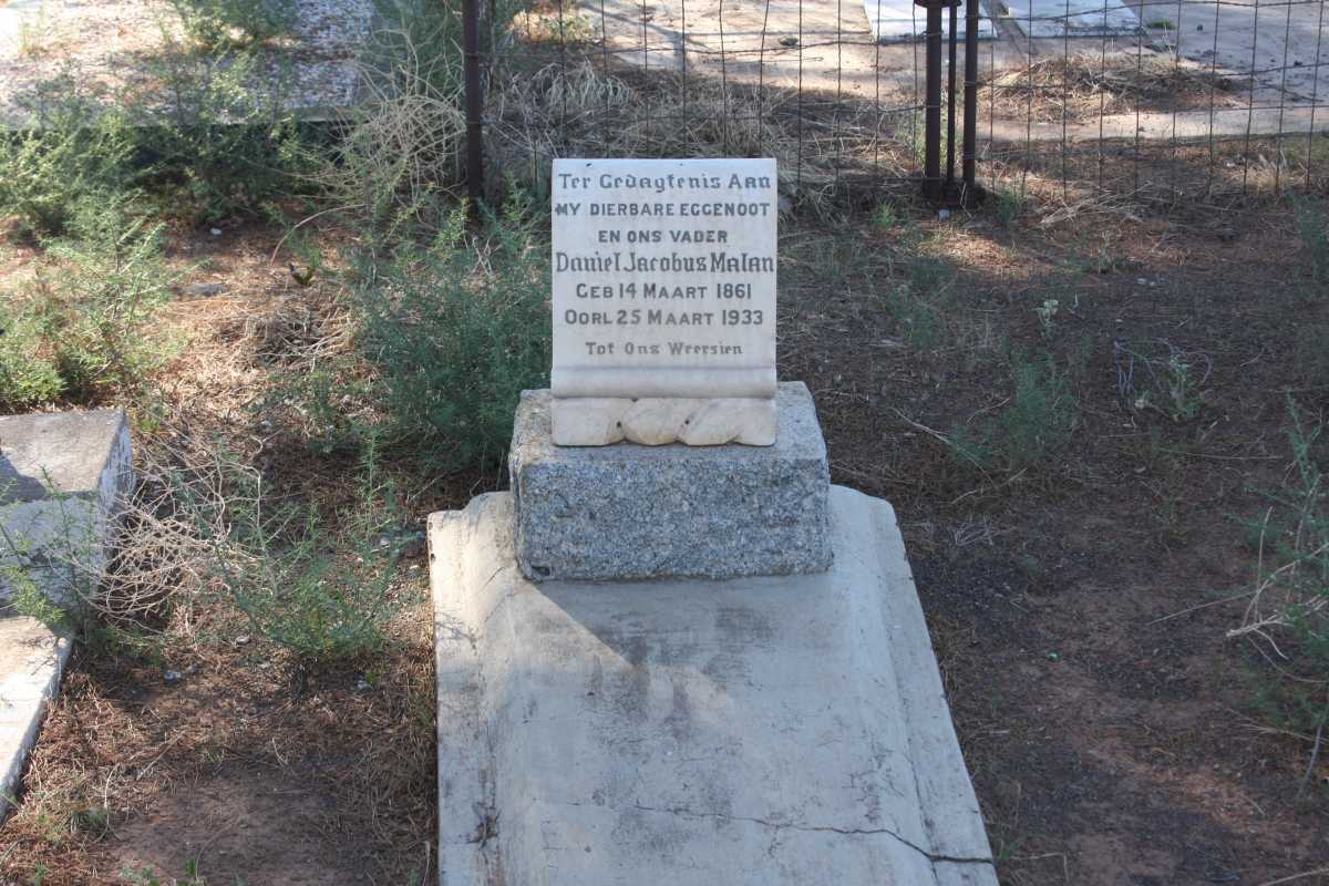 MALAN Daniel Jacobus 1861-1933