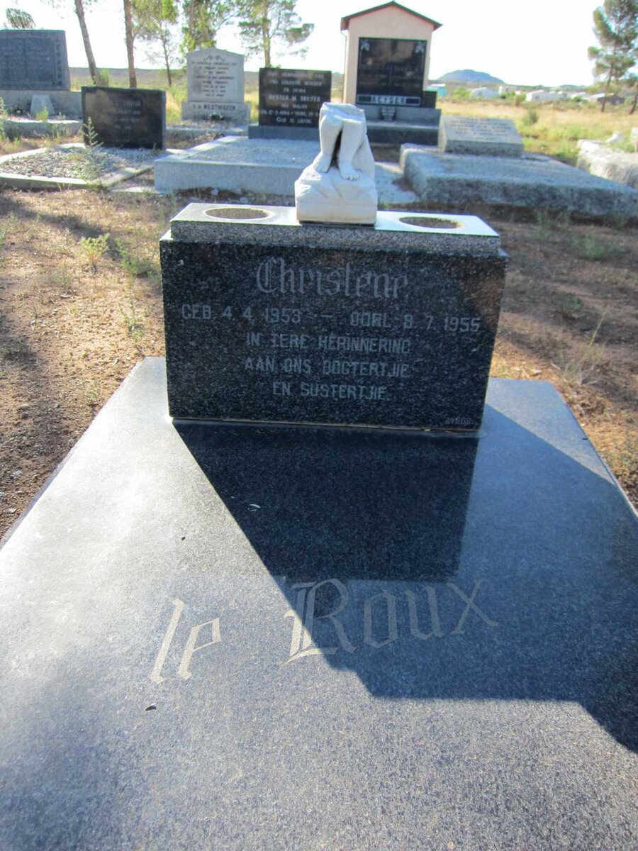 ROUX Christene, le 1953-1955