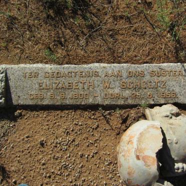 SCHOLTZ Elizabeth W. 1900-1956