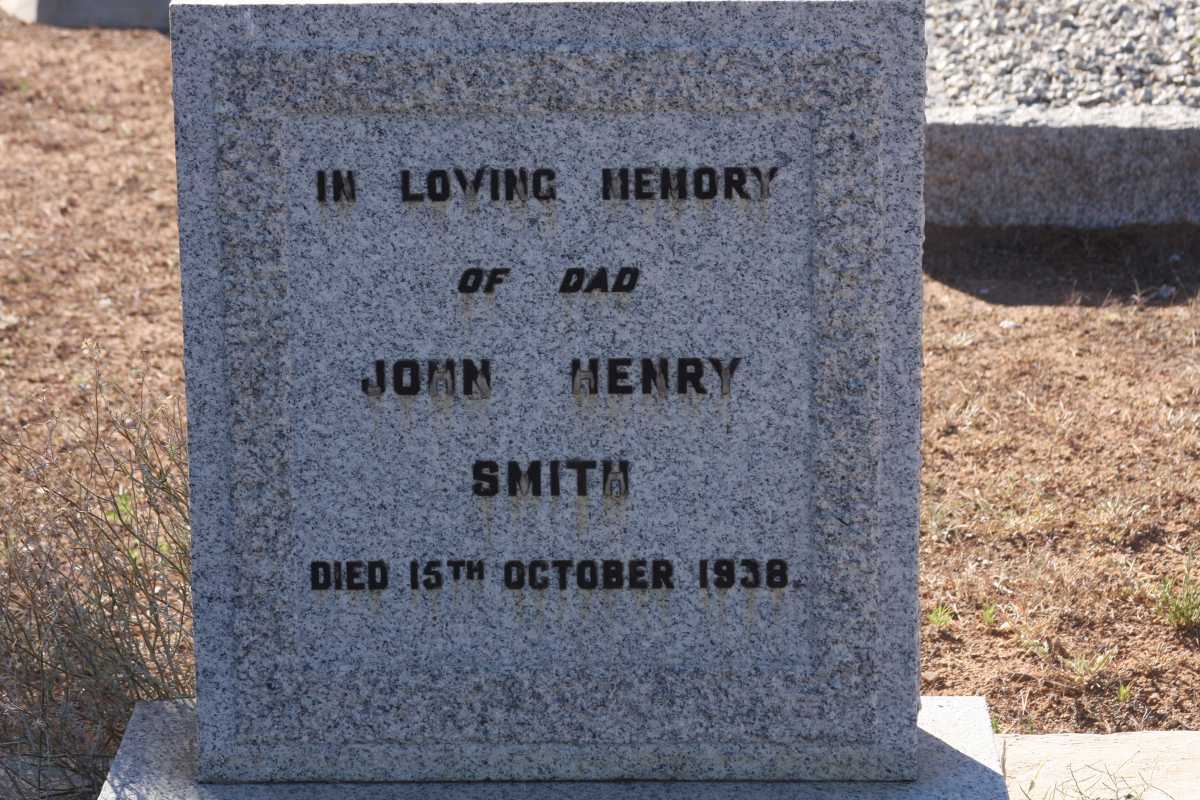 SMITH John Henry -1938