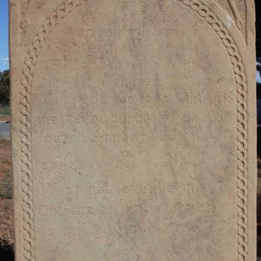 TOIT Elizabeth Chrisstina, du nee TRUTER -1918