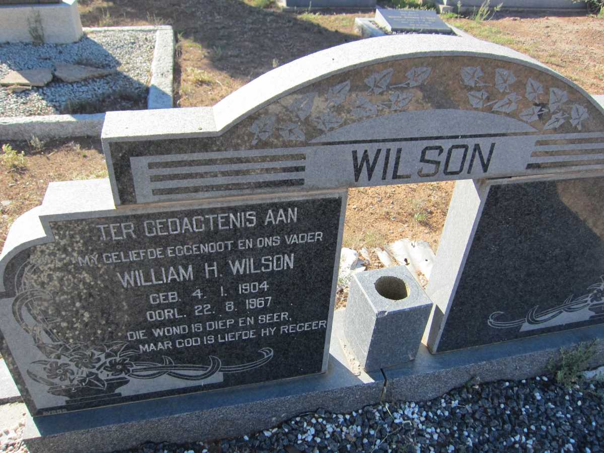 WILSON William H. 1904-1967
