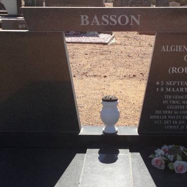 BASSON Algiena Johanna nee ROUSSEAU 1951-2008