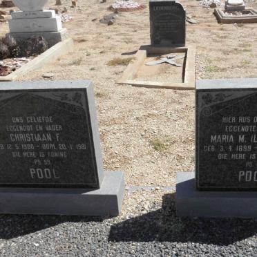 POOL Christiaan F. 1900-1981 &amp; Maria M. LIEBENBERG 1899-1976