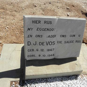 VOS D.J., de 1867-1948
