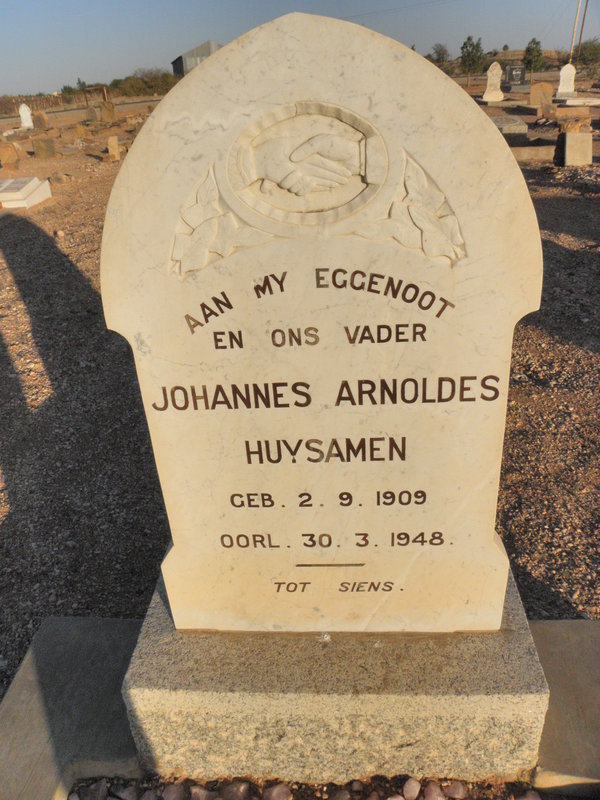 HUYSAMEN Johannes Arnoldes 1909-1948