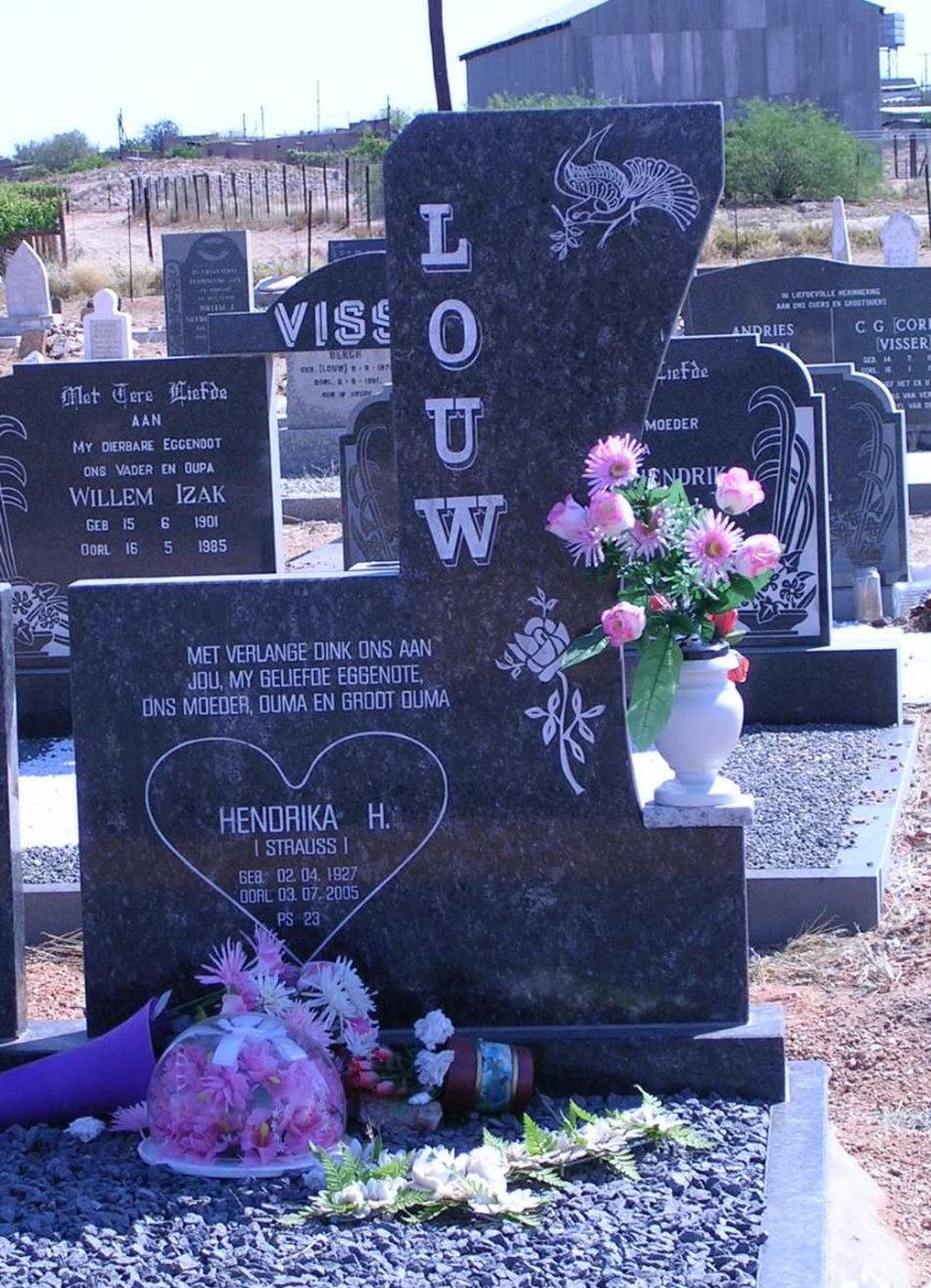 LOUW Hendrika H. geb. STRAUSS 1927-2005