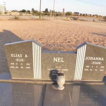 NEL Elias A. 1919-2001 &amp; Johanna 1922-1997