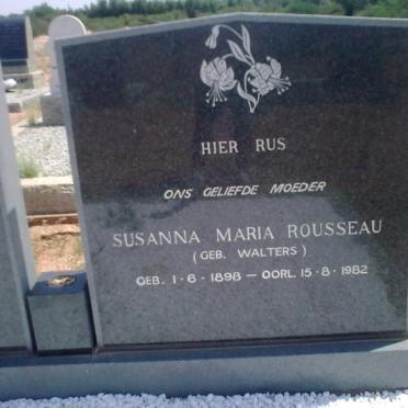ROUSSEAU Susanna Maria nee WALTERS 1898-1982