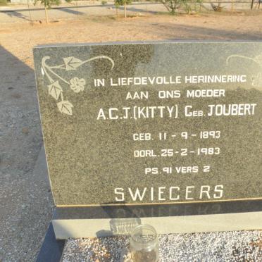 SWIEGERS A.C.J. nee JOUBERT 1893-1983
