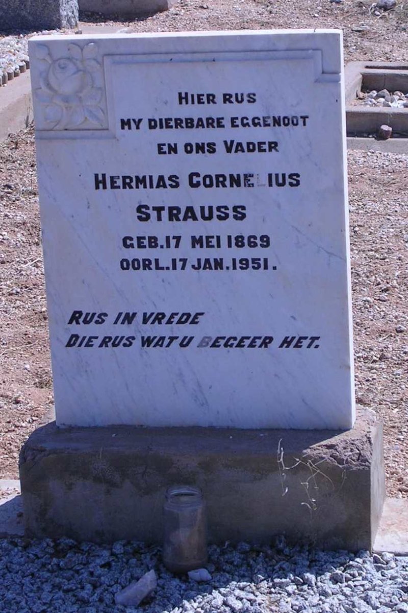 STRAUSS Hermias Cornelius 1869-1951