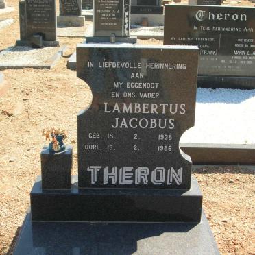 THERON Lambertus Jacobus 1938-1986