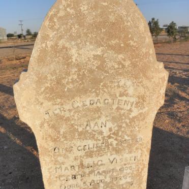 VISSER Marnia L.C. 1905-1920