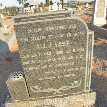 VISSER A.J.J. 1920-1950