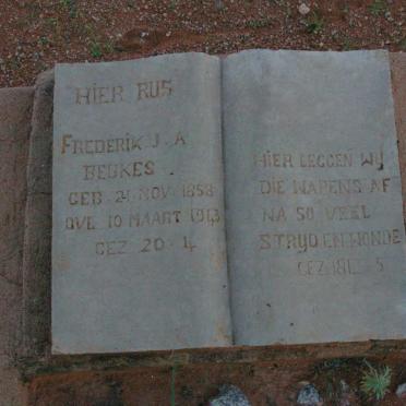 BEUKES Frederik J.A. 1858-1943