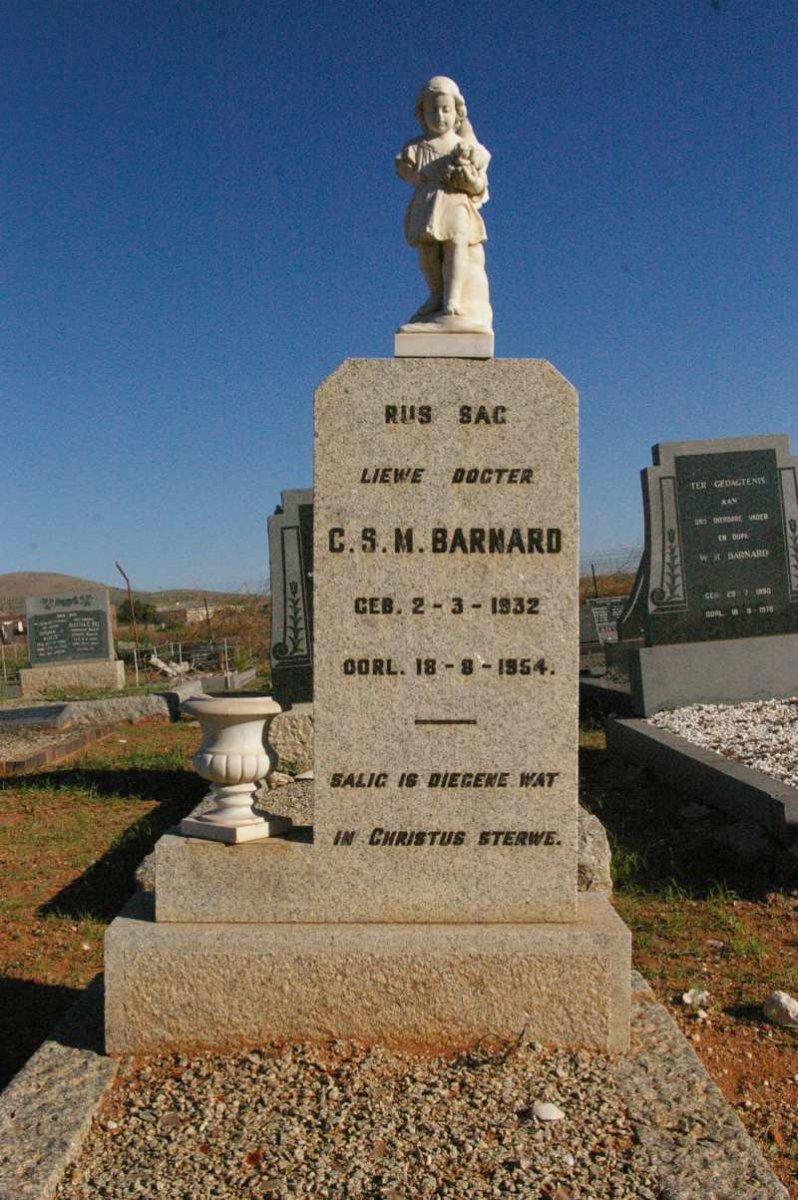 BARNARD C.S.M 1932-1954