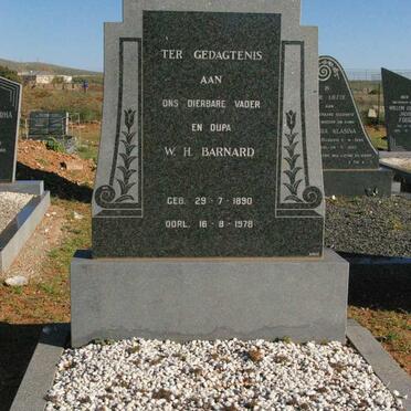 BARNARD W.H. 1890-1978 &amp; J.M. VISSER 1897-1966